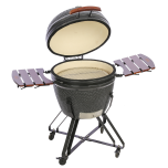 TunaBone Kamado Classic  26" eriti suur XXL grill, tumehall, rikkaliku lisavarustusega. Tasuta kojuvedu Eesti piires!