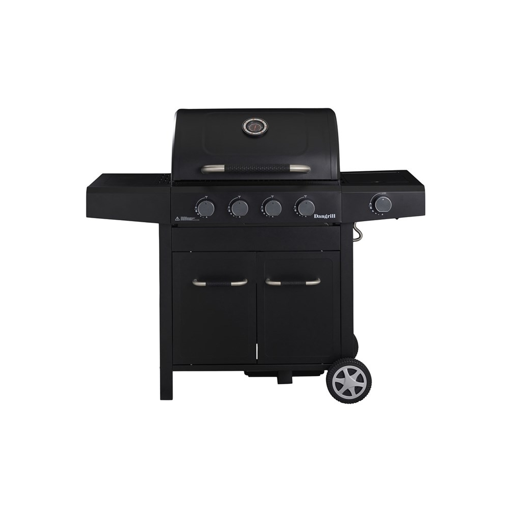 Dangrill gas grill Heimdal 410 CS, with 4 burners and side burner + free gas regulator and home delivery within Estonia. The best price!