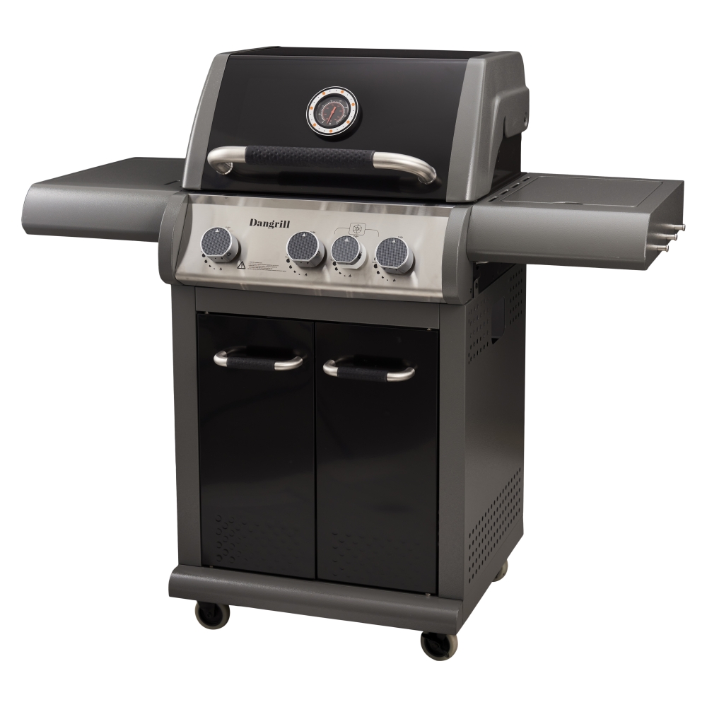 Dangrill Valhal 310CS gas grill. 3x 4 kw burner and side burner. The best offer ever. Free gas regulator + free home delivery within Estonia.