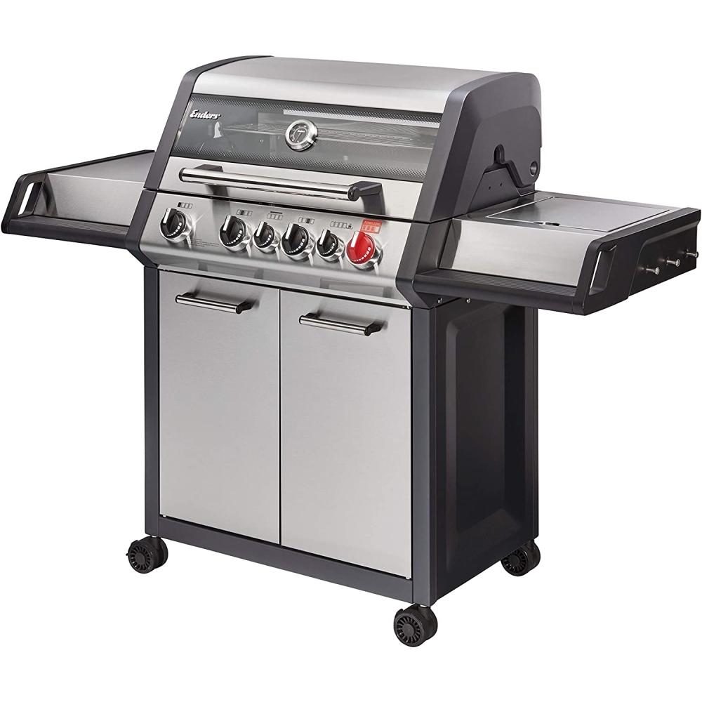 Gas grill Enders Monroe Pro 4 Turbo. Infrared burner. Free home delivery within Estonia.