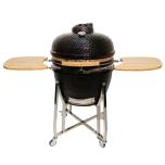 Kamado Monte Grand 24 &quot;ceramic grill. Black. Universal grilling system included. Free home delivery within Estonia.