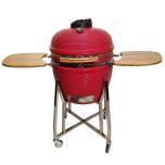 Kamado Monte Grand 24 &quot;ceramic grill. Red. Universal grilling system included. Free home delivery within Estonia.