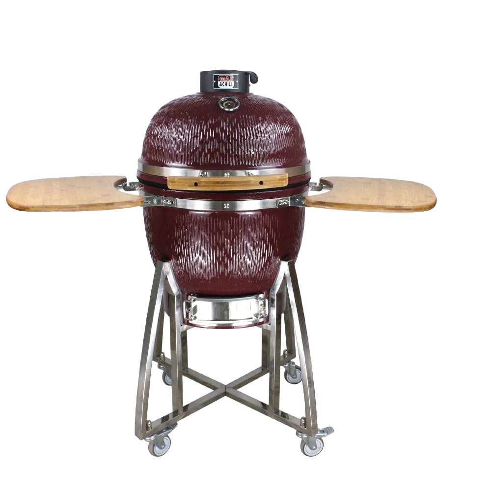 Kamado Cherry Classic 21 &quot;with stainless frame. Free home delivery within Estonia.