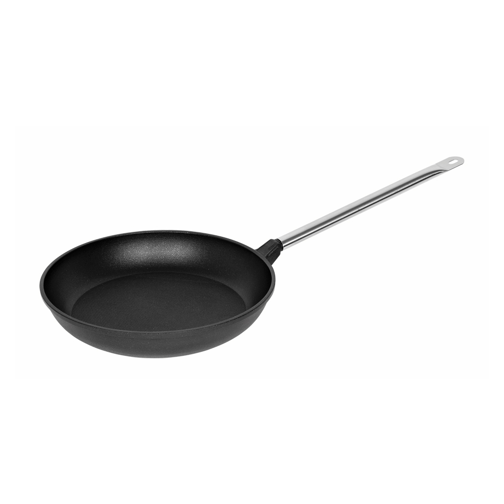 Frying pan Ø32cm, 5cm with edge and long handle